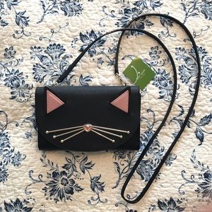 Kate Spade Winni Jazz Things Up Cat Crossbody